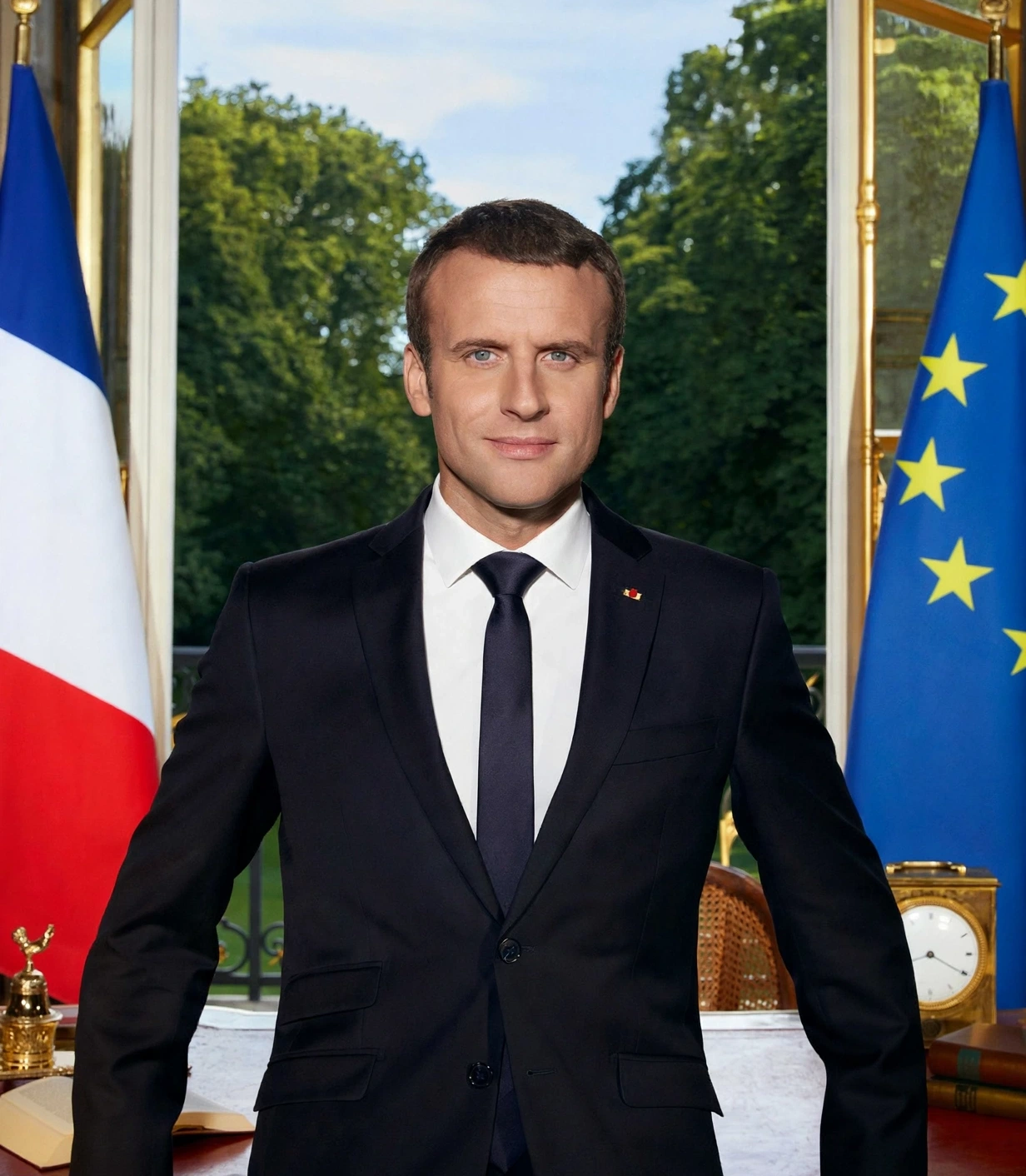 Portrait d’Emmanuel Macron